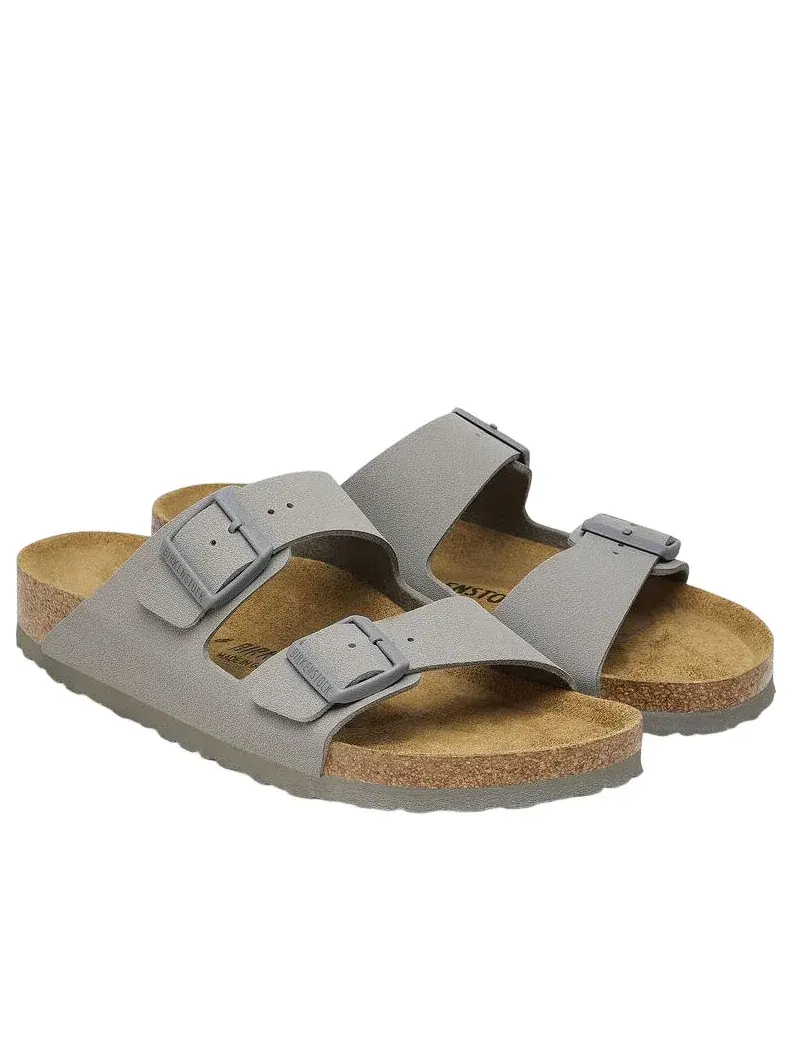 Шлепанцы Birkenstock Arizona Birko-Flor 'Stone Coin' 1027720 — изображение 3 из 5, серый