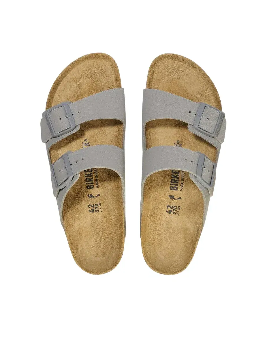 Шлепанцы Birkenstock Arizona Birko-Flor 'Stone Coin' 1027720 — изображение 4 из 5, серый