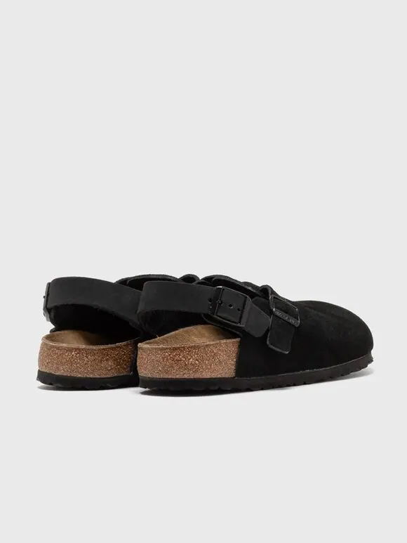 Сабо Birkenstock Tokio Suede Leather унисекс — изображение 4 из 4, черный