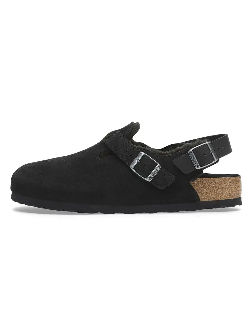 Сандалии замшевые Birkenstock Tokio Shearling