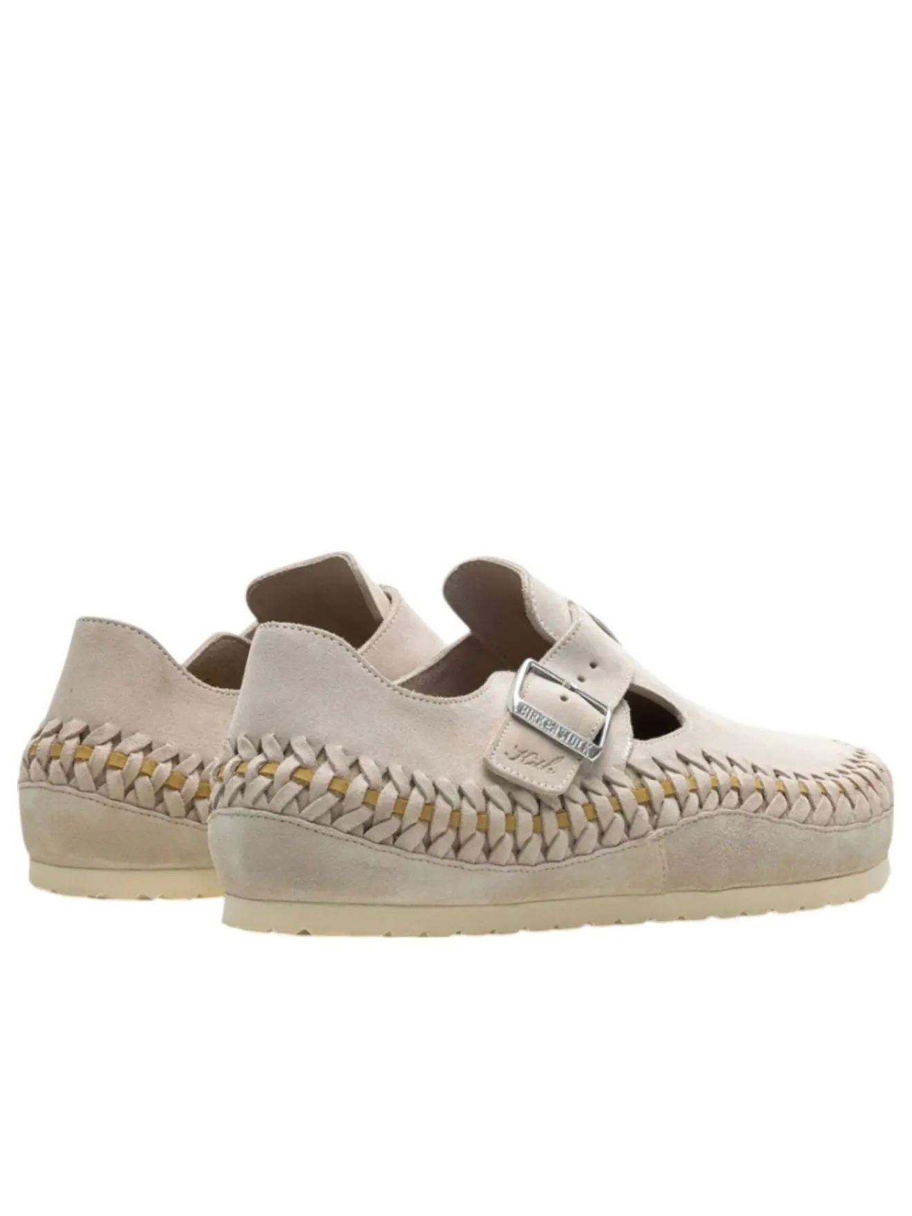 Кроссовки Birkenstock x KITH London Braided 'Birch' — изображение 4 из 5, серый