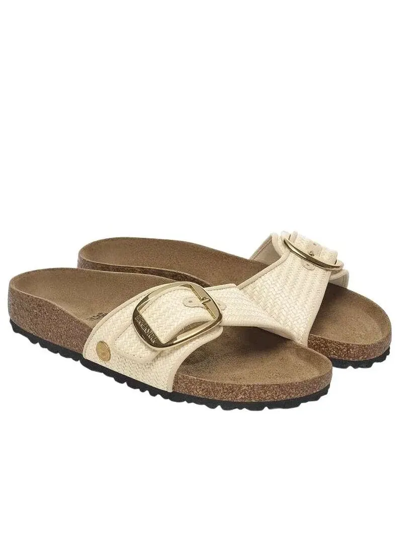 Женские сандалии с открытым носком с пряжкой Birkenstock Madrid — изображение 2 из 8, коричневый