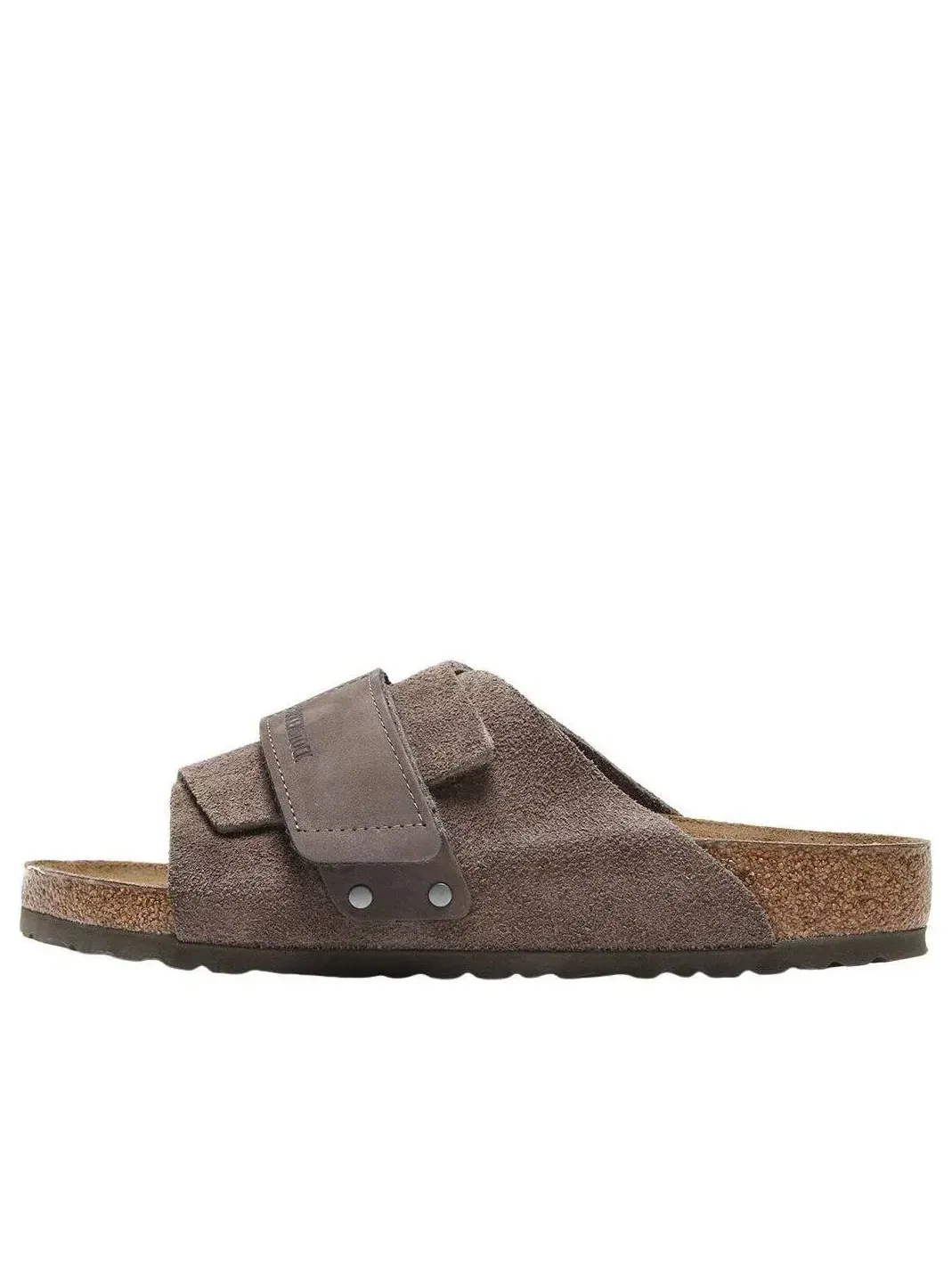 Шлепанцы Birkenstock Kyoto Nubuck-Suede 'Concrete Gray' 1029137