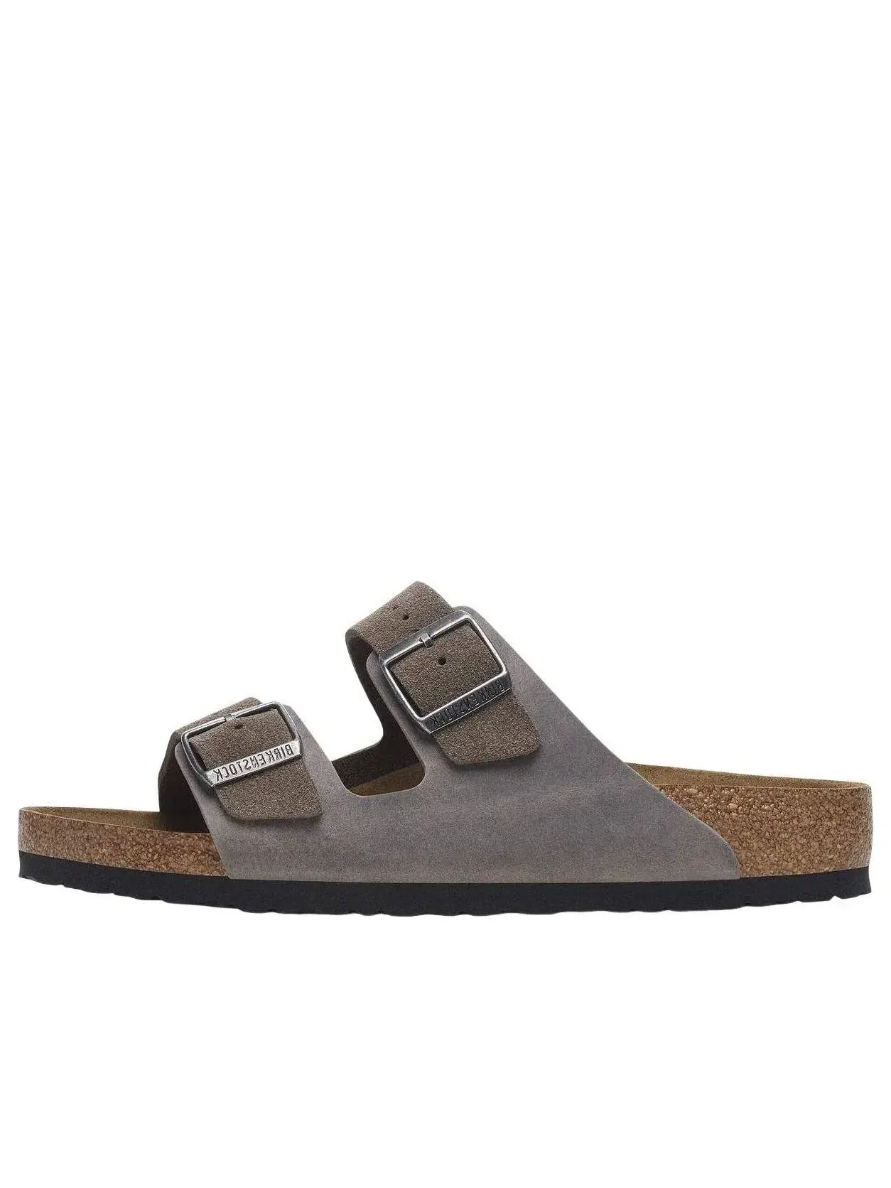 Мужские сандалии с открытым носком Arizona Concrete Gray Birkenstock — изображение 1 из 8, серый