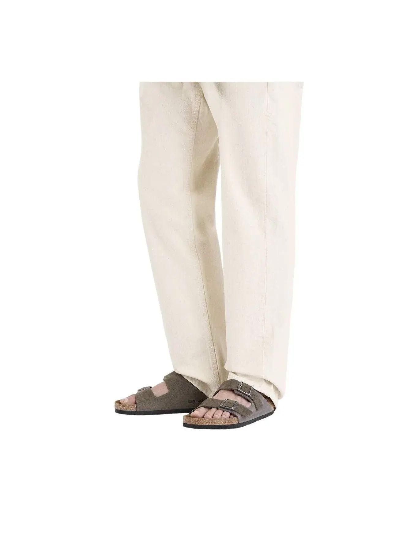 Мужские сандалии с открытым носком Arizona Concrete Gray Birkenstock — изображение 8 из 8, серый