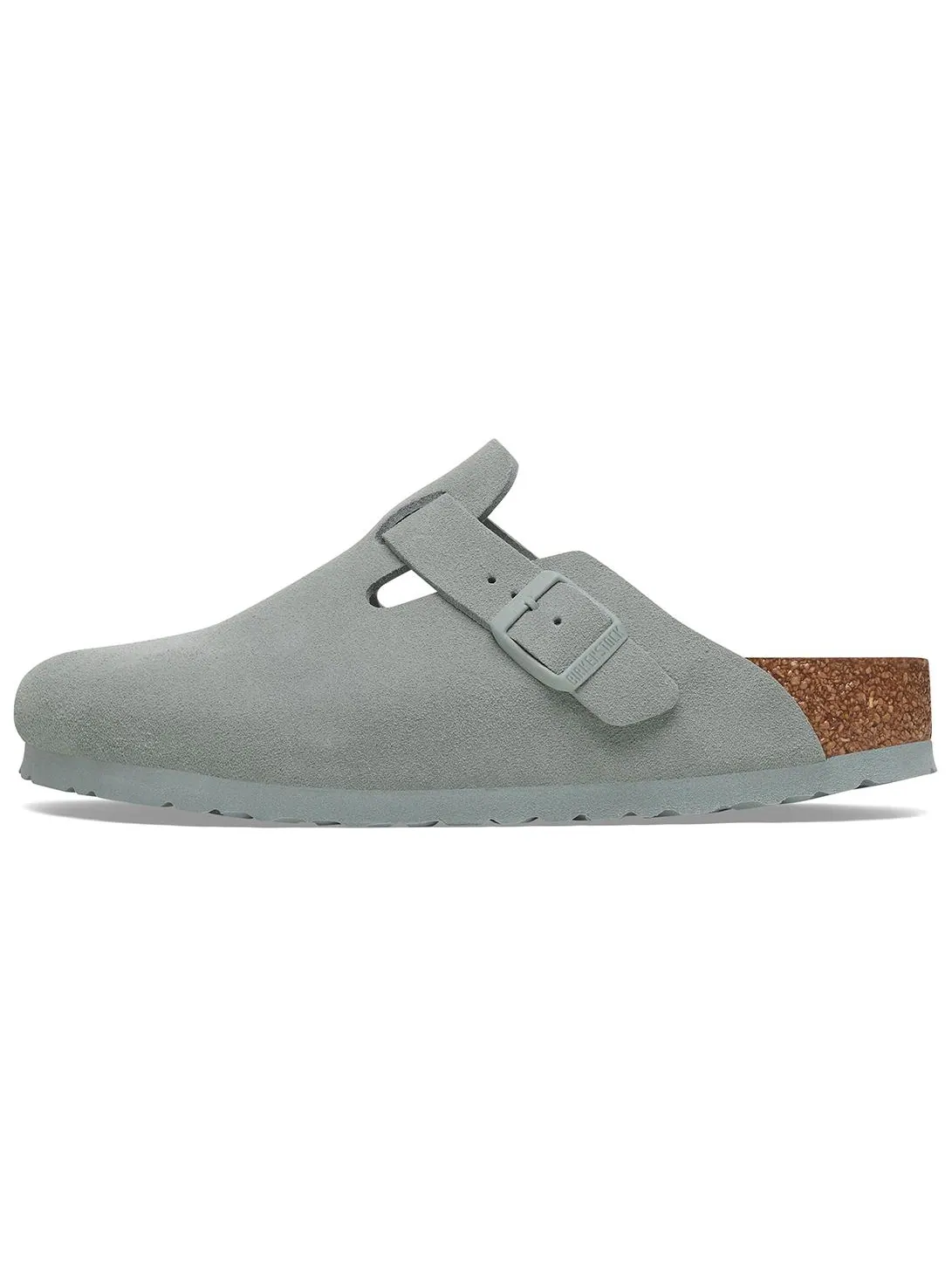 Сандалии Birkenstock Boston Suede Leather — изображение 1 из 1, серый