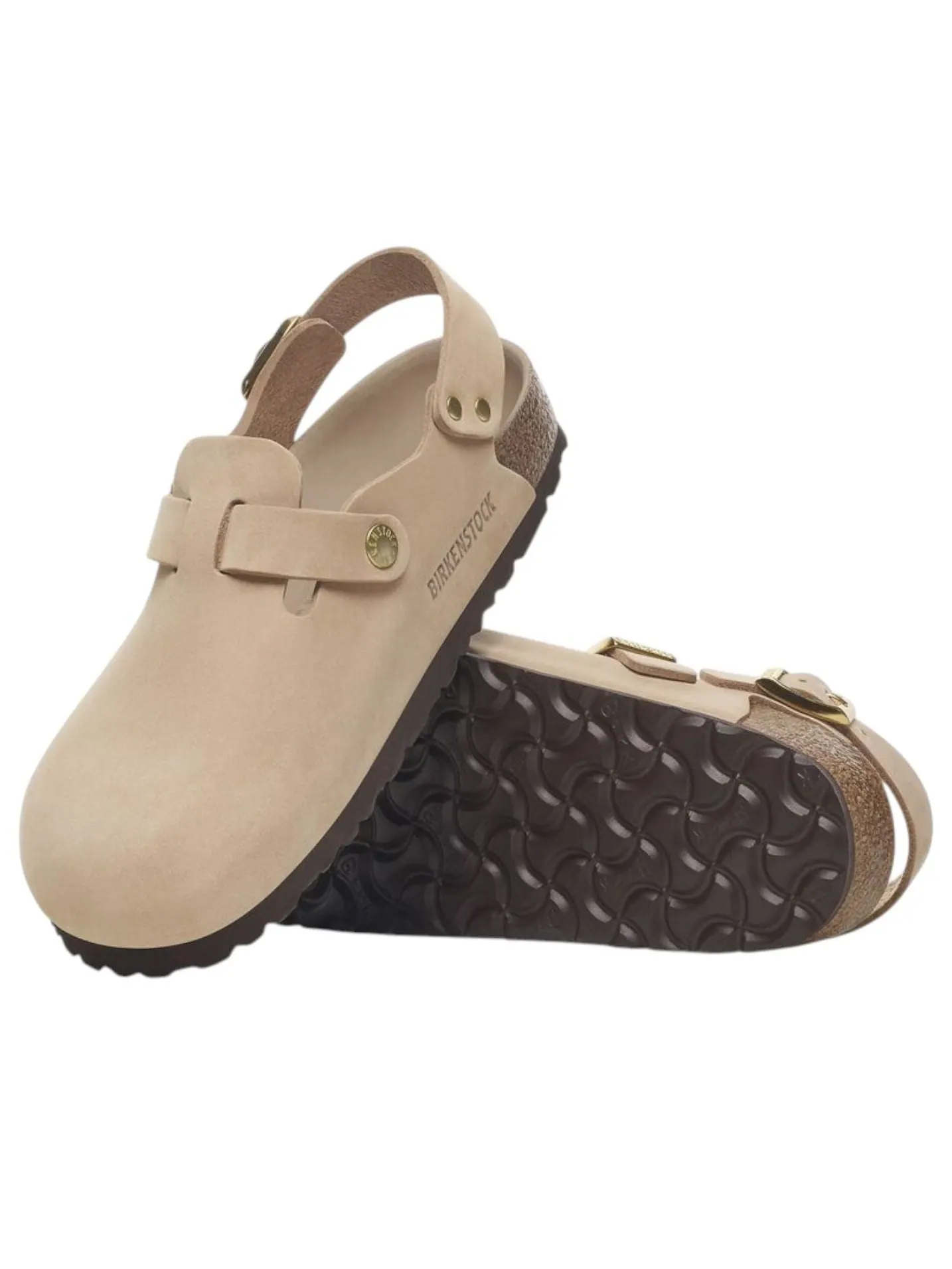Мюли Birkenstock Tokio Nubuck Leather — изображение 3 из 4, бежевый