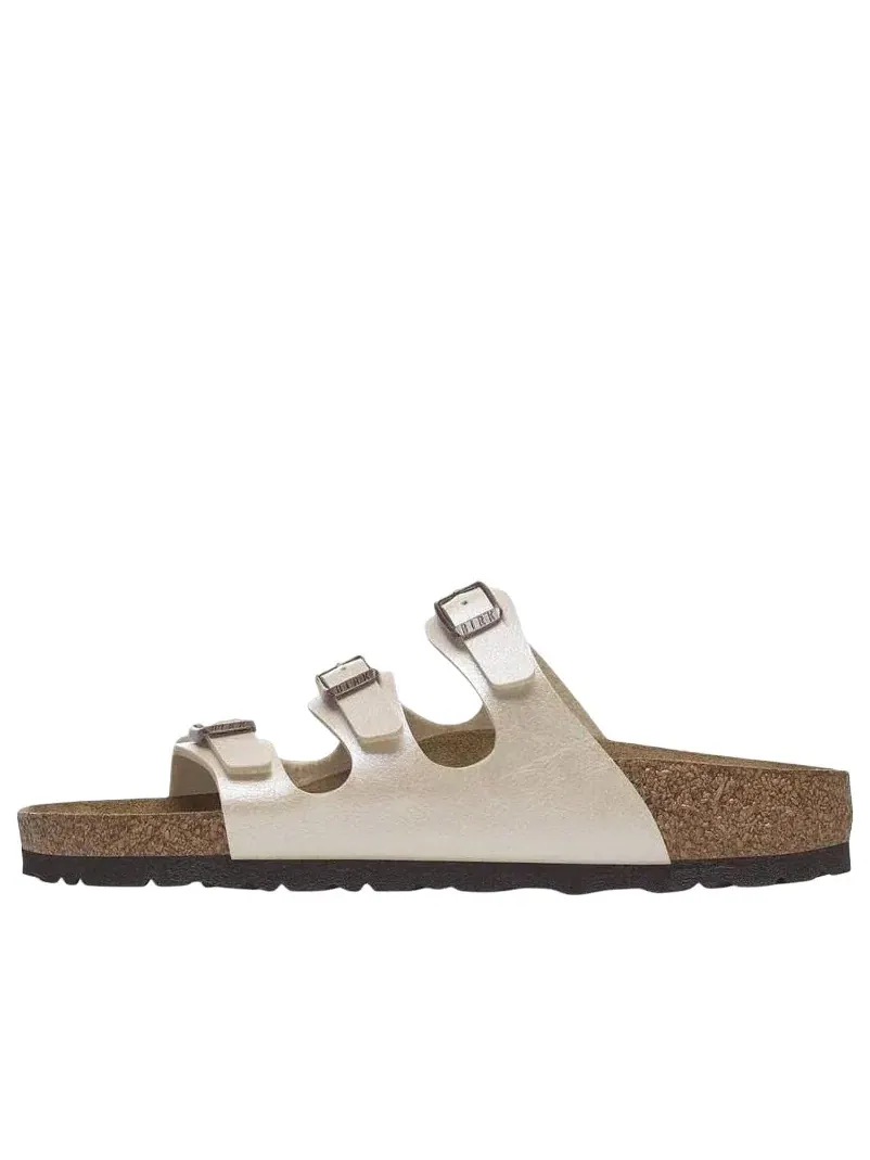 Женские сандалии с открытым носком Graceful Pearl White Birkenstock — изображение 1 из 5, белый