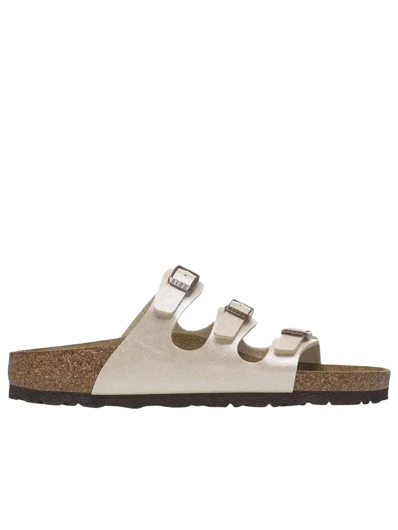 Женские сандалии с открытым носком Graceful Pearl White Birkenstock — изображение 2 из 5, белый