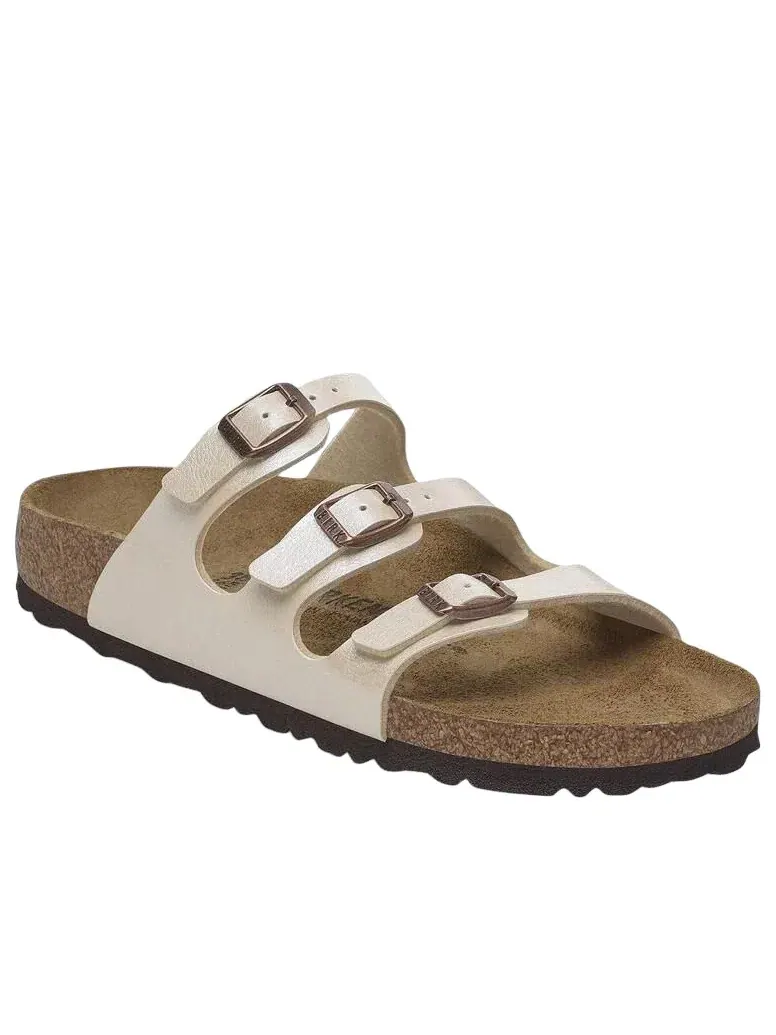 Женские сандалии с открытым носком Graceful Pearl White Birkenstock — изображение 3 из 5, белый