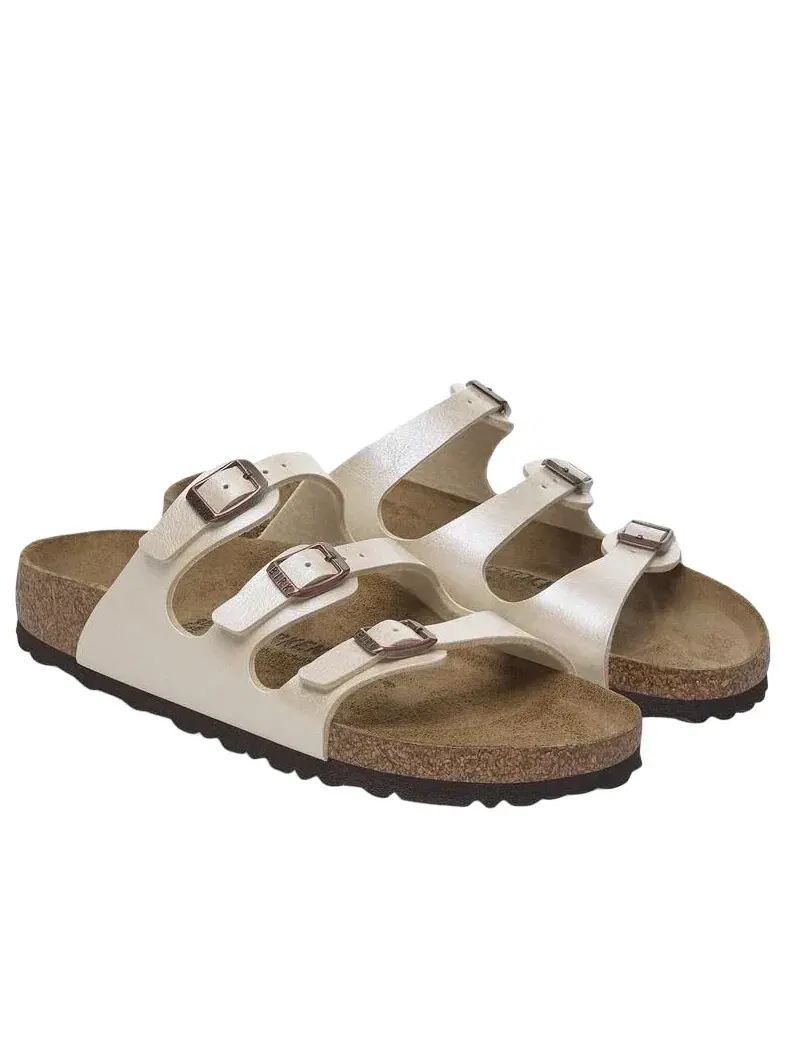 Женские сандалии с открытым носком Graceful Pearl White Birkenstock — изображение 4 из 5, белый