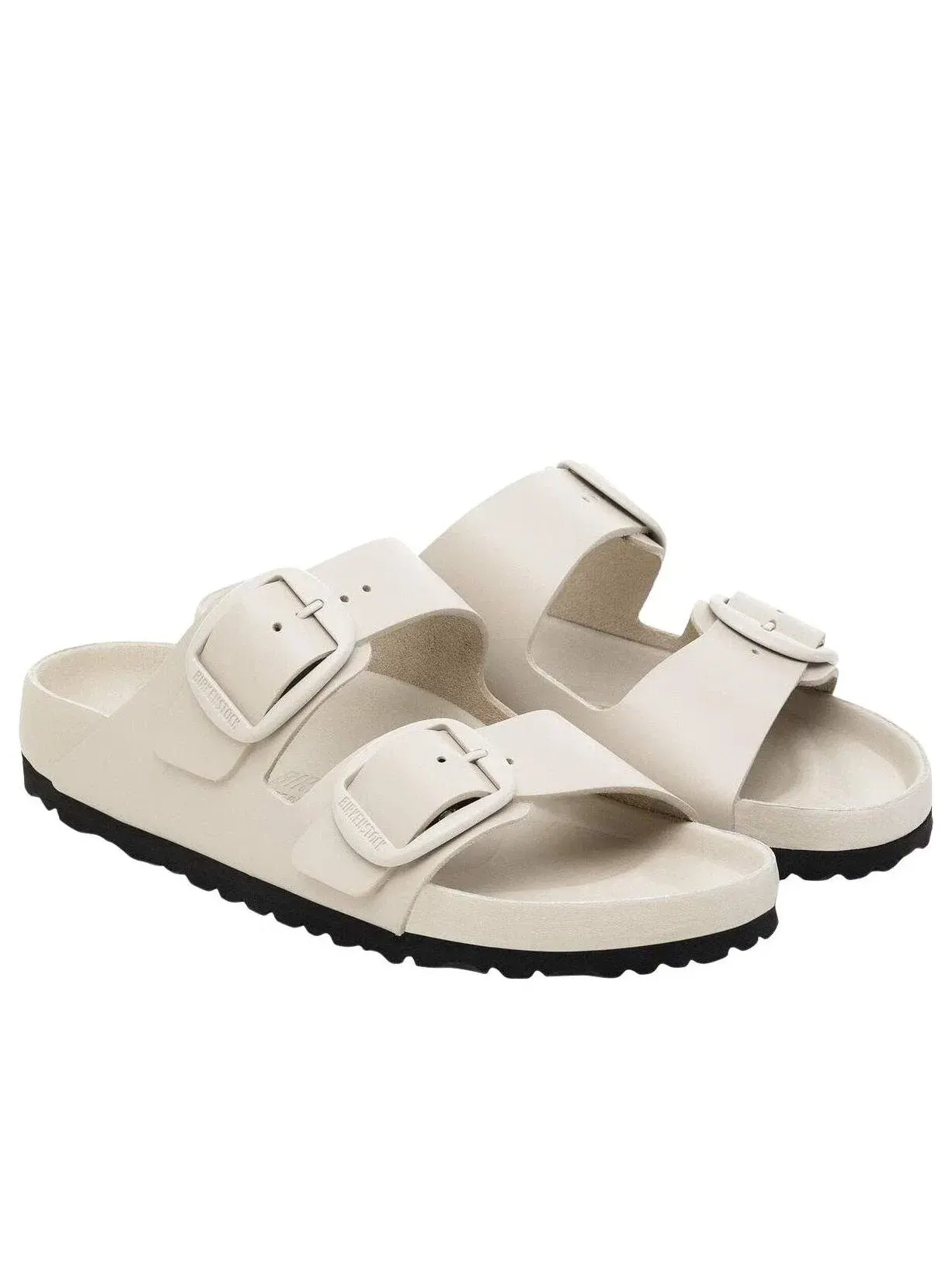 Женские сандалии с открытым носком Birkenstock Arizona Big Buckle New Dressy Oyster — изображение 3 из 8, бежевый