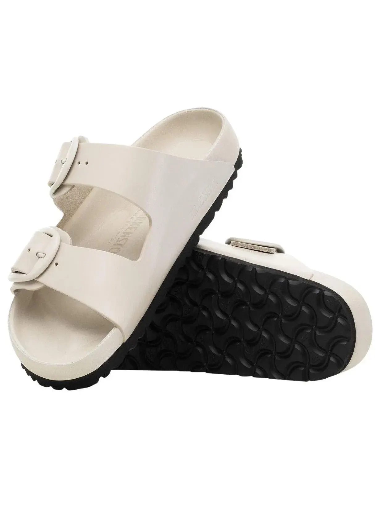 Женские сандалии с открытым носком Birkenstock Arizona Big Buckle New Dressy Oyster — изображение 5 из 8, бежевый