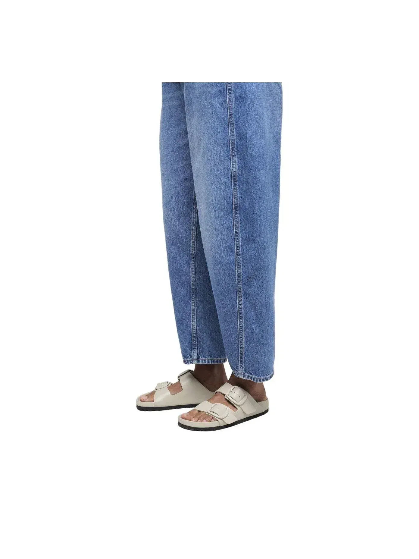 Женские сандалии с открытым носком Birkenstock Arizona Big Buckle New Dressy Oyster — изображение 8 из 8, бежевый