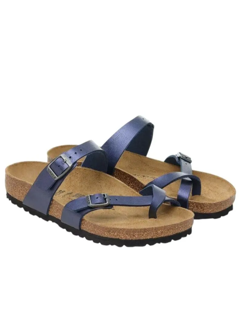 (WMNS) Birkenstock Mayari Birko-Flor 'Graceful Midnight Blue' — изображение 2 из 4, синий