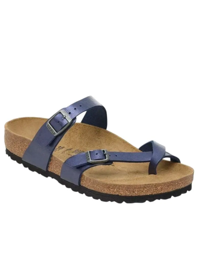 (WMNS) Birkenstock Mayari Birko-Flor 'Graceful Midnight Blue' — изображение 3 из 4, синий