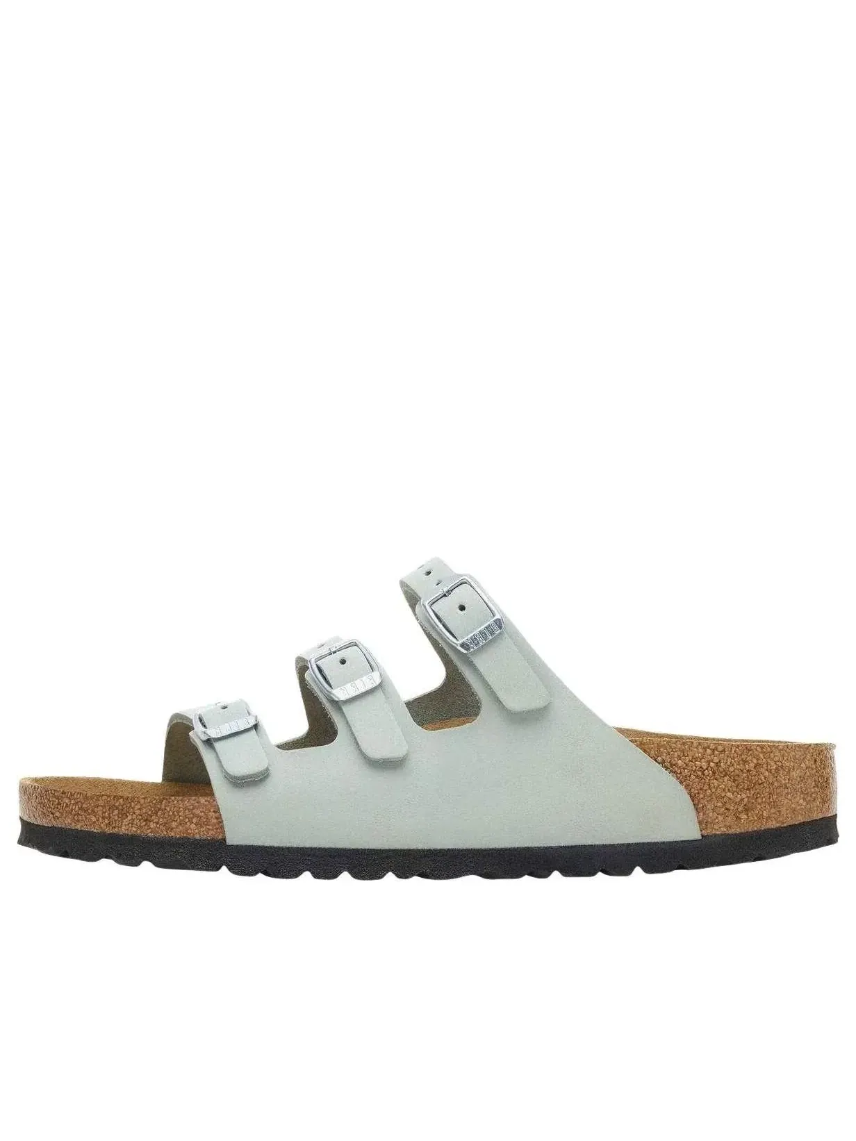Женские сандалии-слипоны с открытым носком Birkenstock Florida Pure Sage — изображение 1 из 7, зеленый