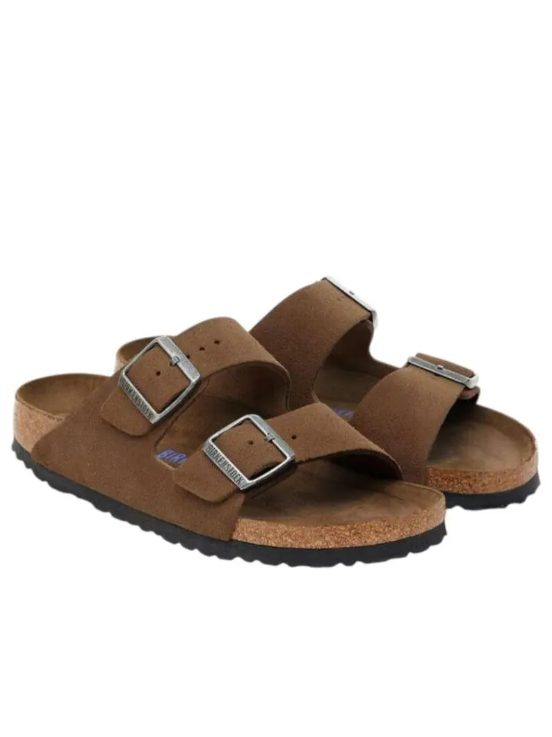 (WMNS) Birkenstock Arizona Soft 'Dark Tea Tonal' — изображение 2 из 5, чайный