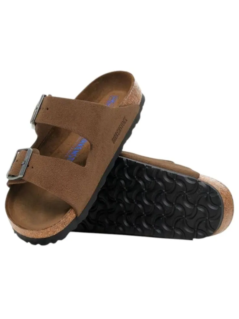 (WMNS) Birkenstock Arizona Soft 'Dark Tea Tonal' — изображение 3 из 5, чайный