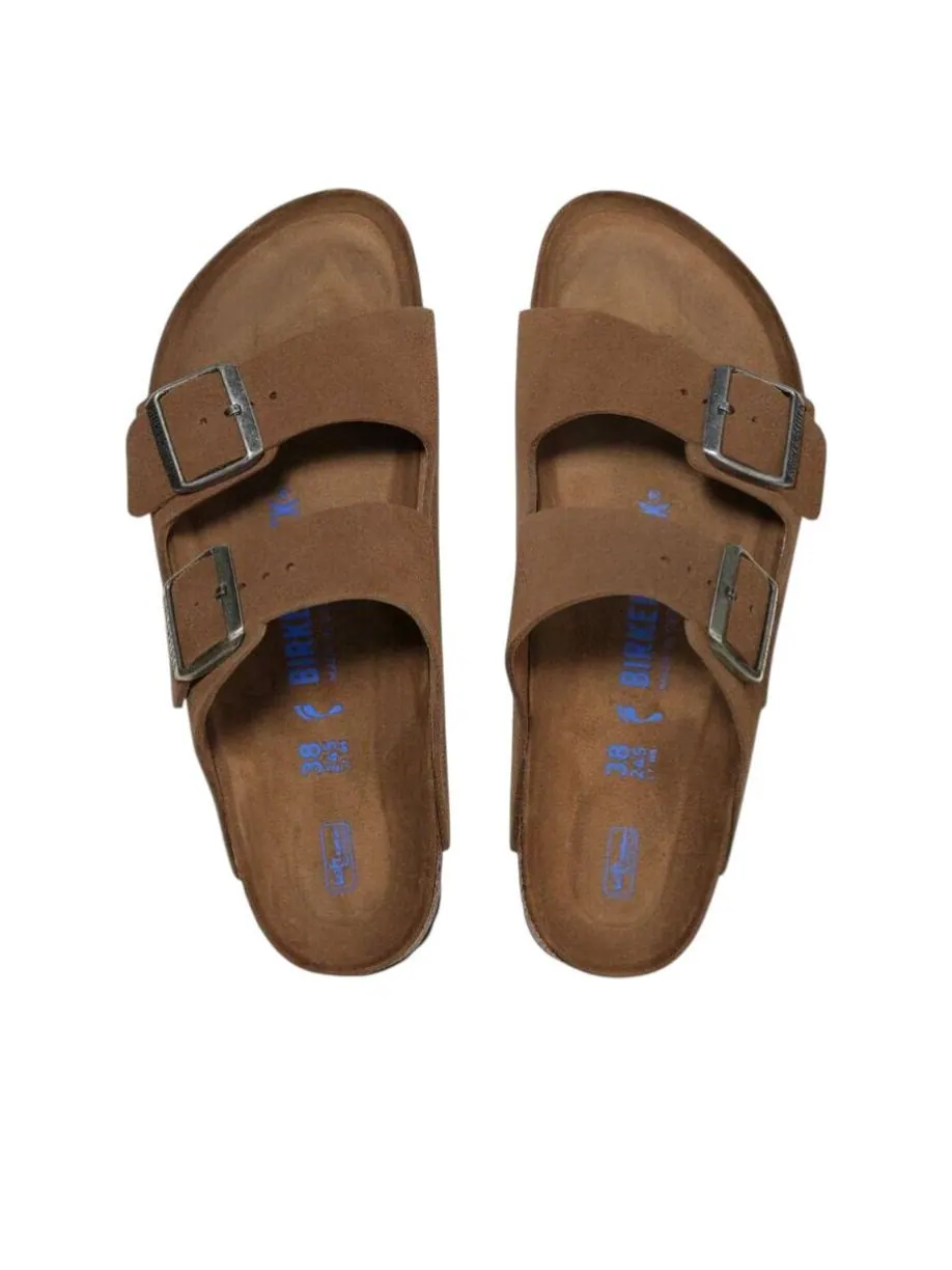 (WMNS) Birkenstock Arizona Soft 'Dark Tea Tonal' — изображение 4 из 5, чайный
