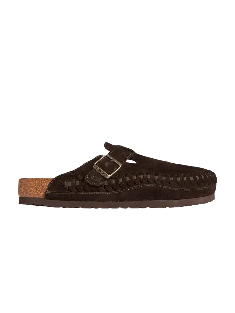 Мюли Birkenstock x Kith Boston Braided — изображение 1 из 1, коричневый