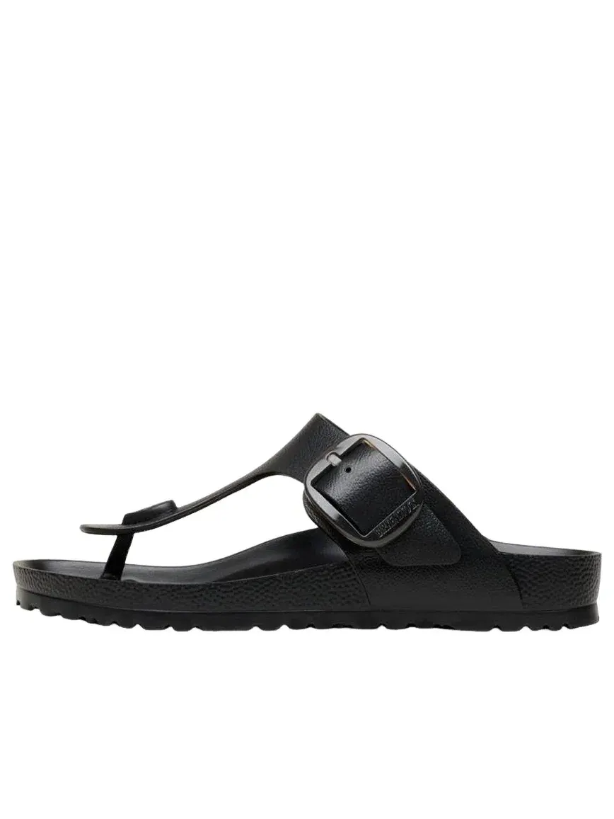 Шлепанцы Birkenstock Gizeh Big Buckle 'Black' 1031370 — изображение 1 из 3, черный