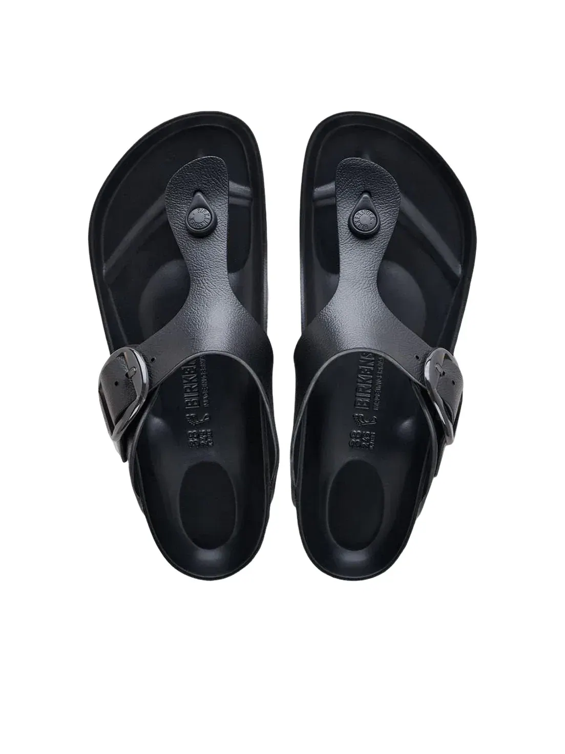 Шлепанцы Birkenstock Gizeh Big Buckle 'Black' 1031370 — изображение 3 из 3, черный