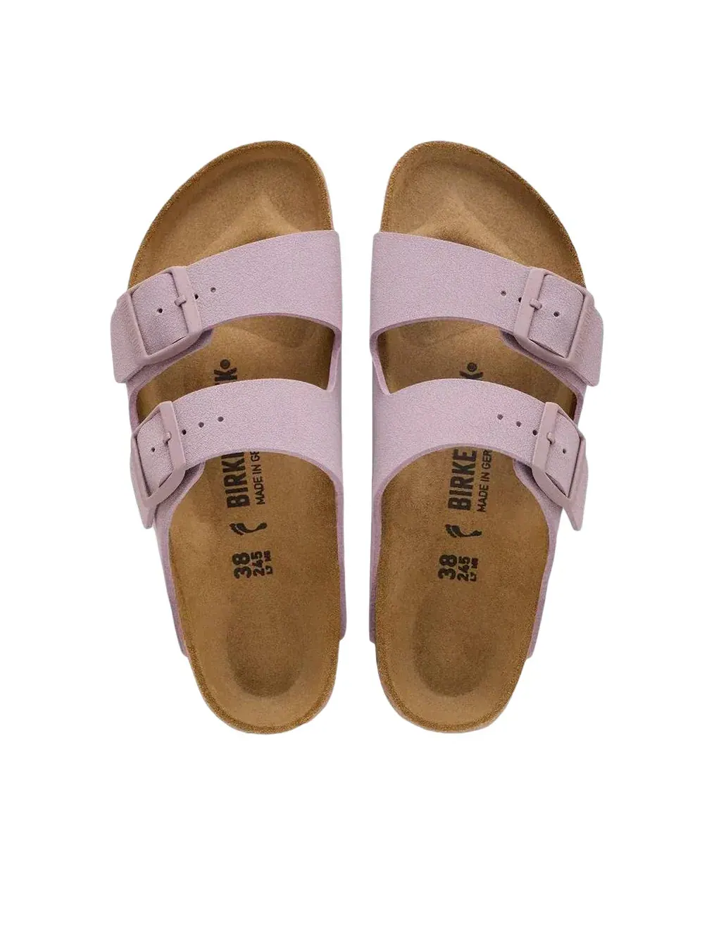 Шлепанцы Birkenstock Arizona Birkibuc 'Faded Purple' 1031479 — изображение 4 из 4, фиолетовый