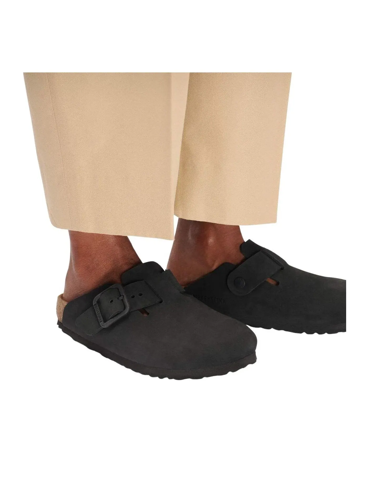 Шлепанцы Birkenstock Boston Wire Buckle 'Black' 1031585 — изображение 8 из 10, черный