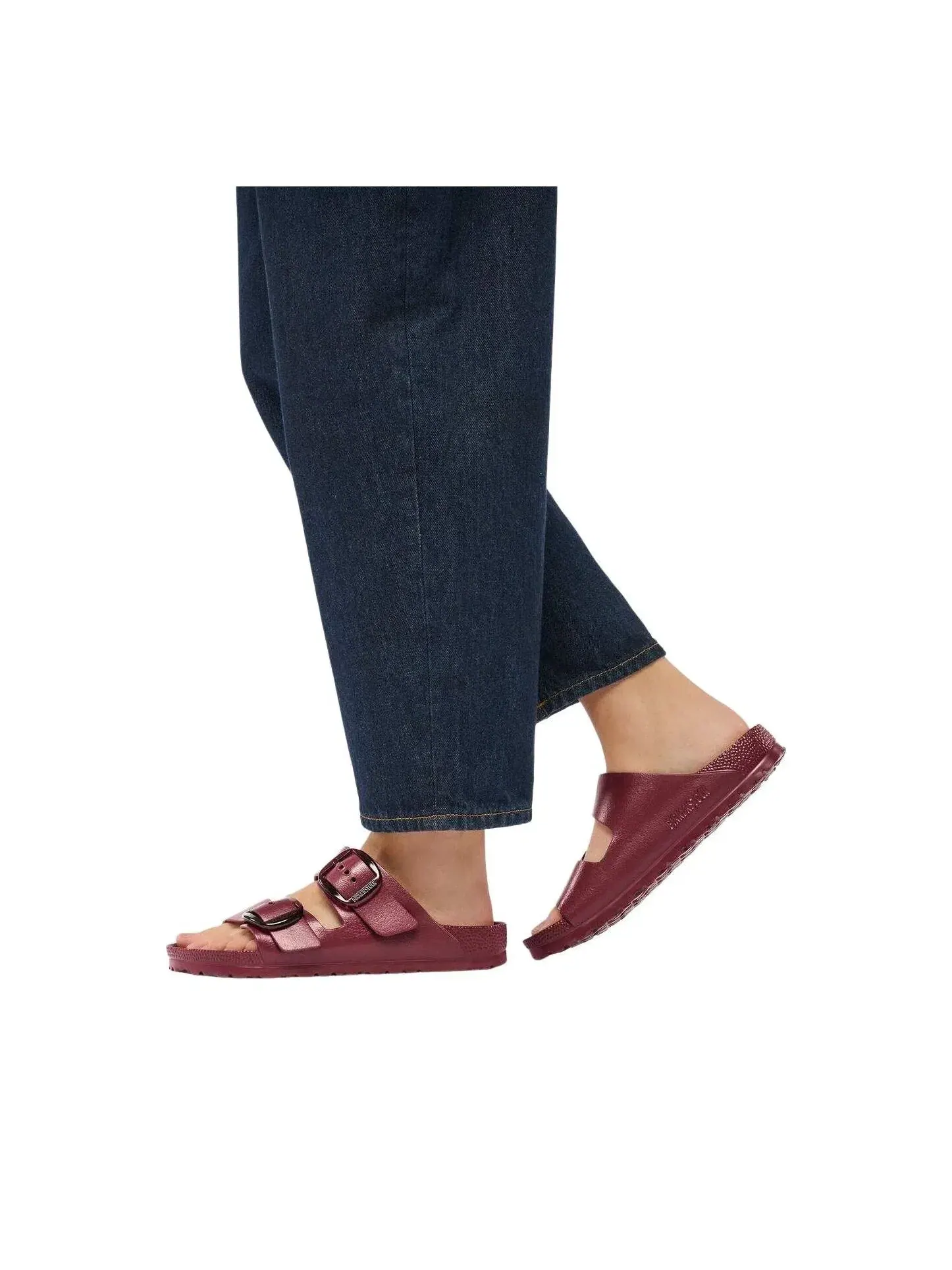 Женские сандалии с открытым носком Arizona Big Buckle Birkenstock — изображение 8 из 8, красный