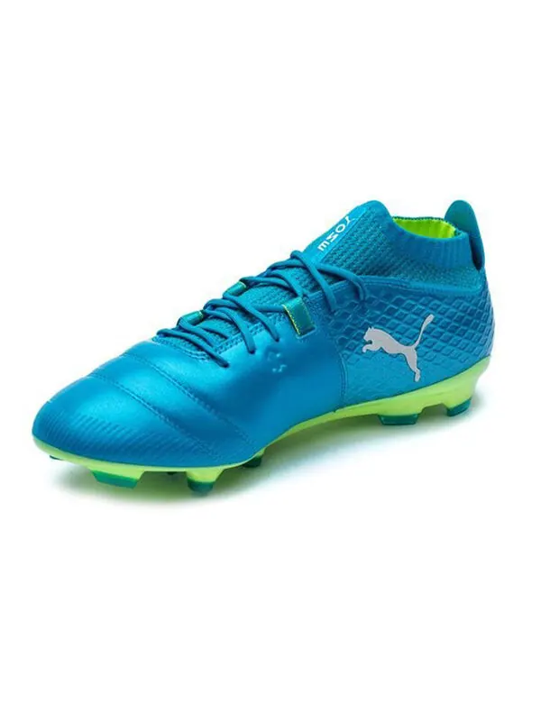 Кроссовки one 17.1 ag 'blue green' Puma — изображение 2 из 4, синий/зеленый