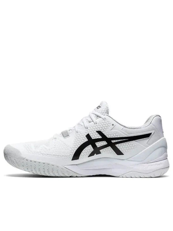 Кроссовки гель разрешение 8 Asics — изображение 1 из 4, черный/белый