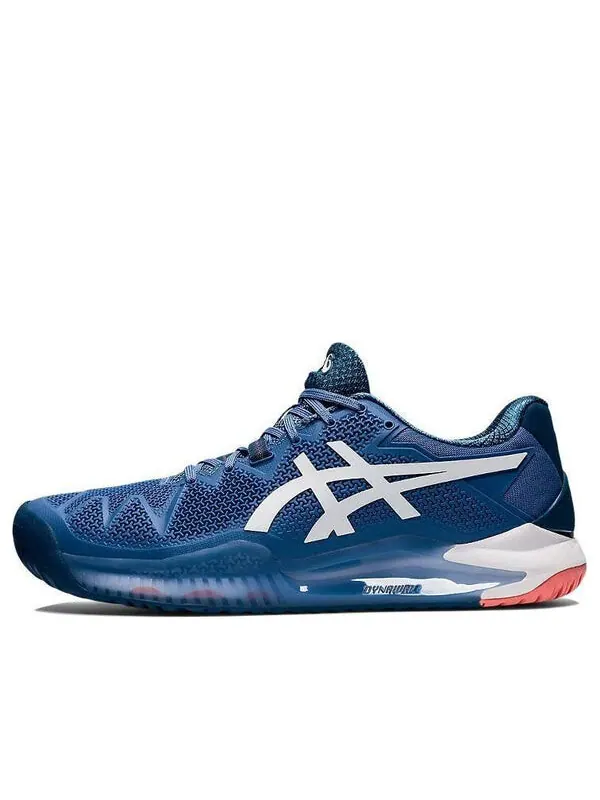 Кроссовки gel resolution 8 'blue harmony' Asics — изображение 1 из 4, синий