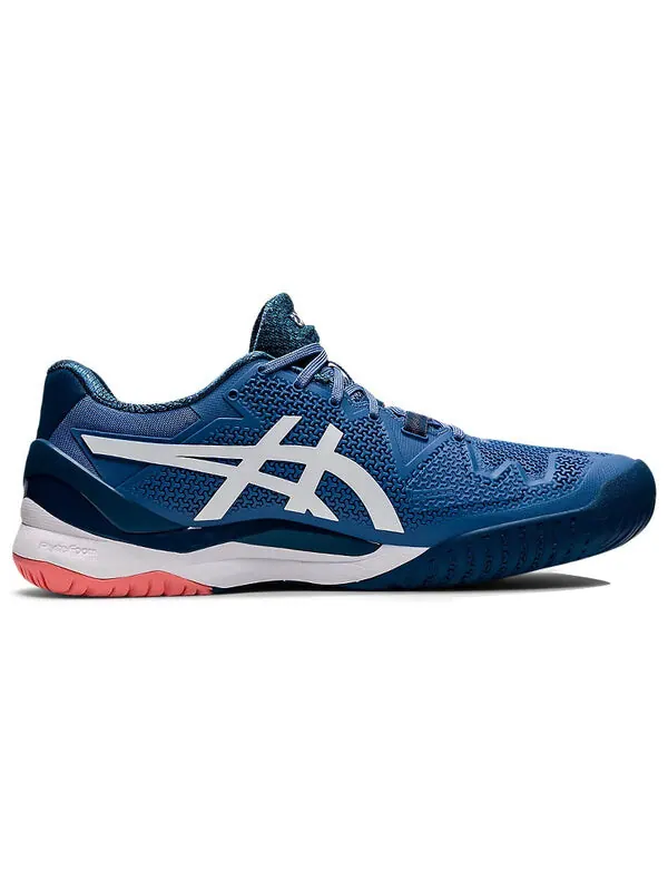 Кроссовки gel resolution 8 'blue harmony' Asics — изображение 2 из 4, синий