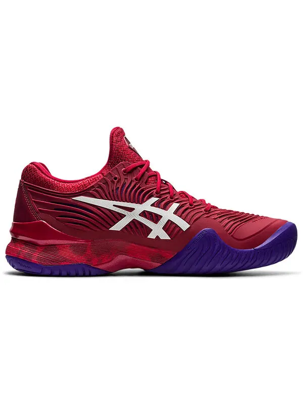 Кроссовки court ff novak 'french open - cranberry' Asics — изображение 2 из 4, красный