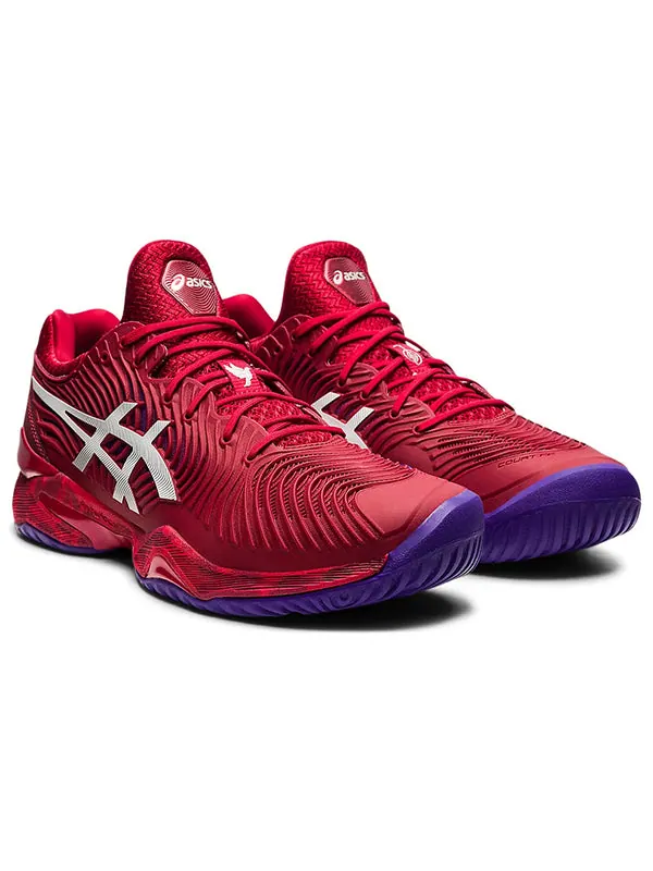 Кроссовки court ff novak 'french open - cranberry' Asics — изображение 3 из 4, красный