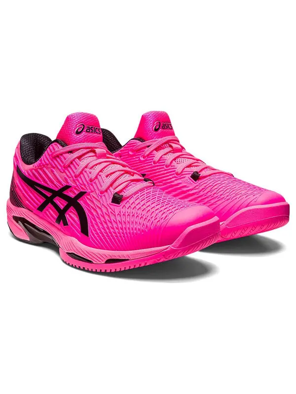 Кроссовки solution speed ff 2 'hot pink' Asics — изображение 3 из 4, розовый/черный
