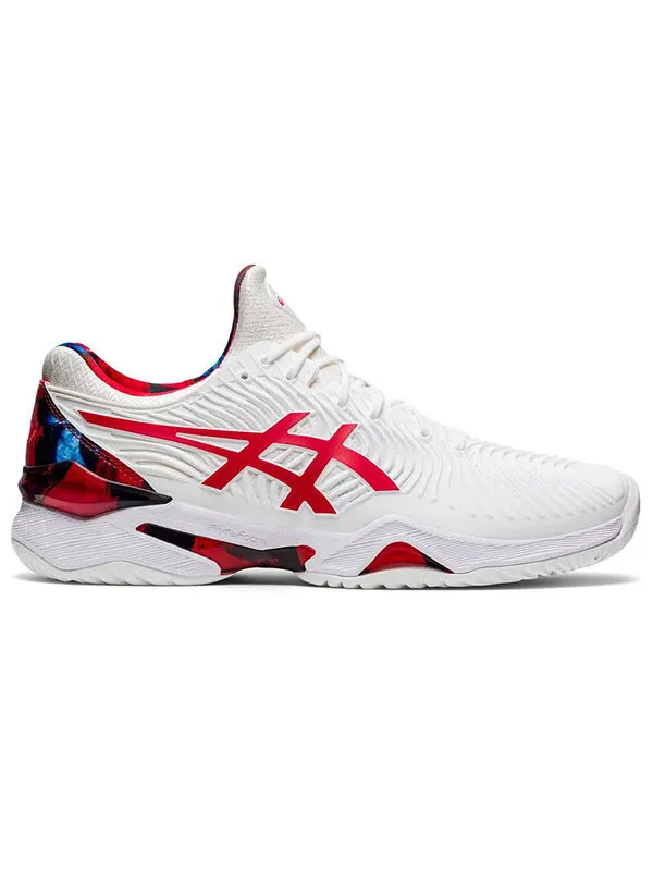 Кроссовки суд ff novak le Asics — изображение 2 из 4, белый/красный