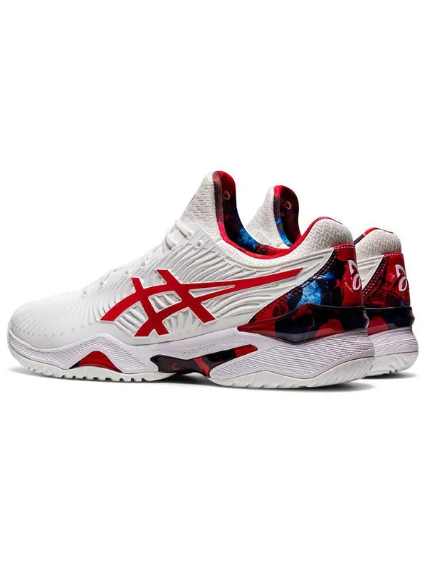 Кроссовки суд ff novak le Asics — изображение 3 из 4, белый/красный