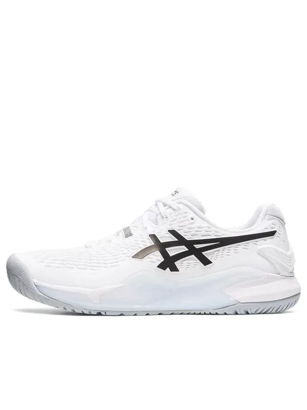 Кроссовки gel resolution 9 'white black' Asics — изображение 1 из 4, белый/черный
