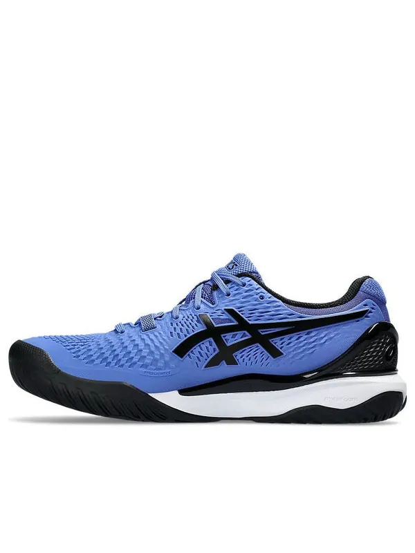 Кроссовки гелевые Resolution 9 ac теннисные кроссовки Asics — изображение 1 из 4, синий/черный