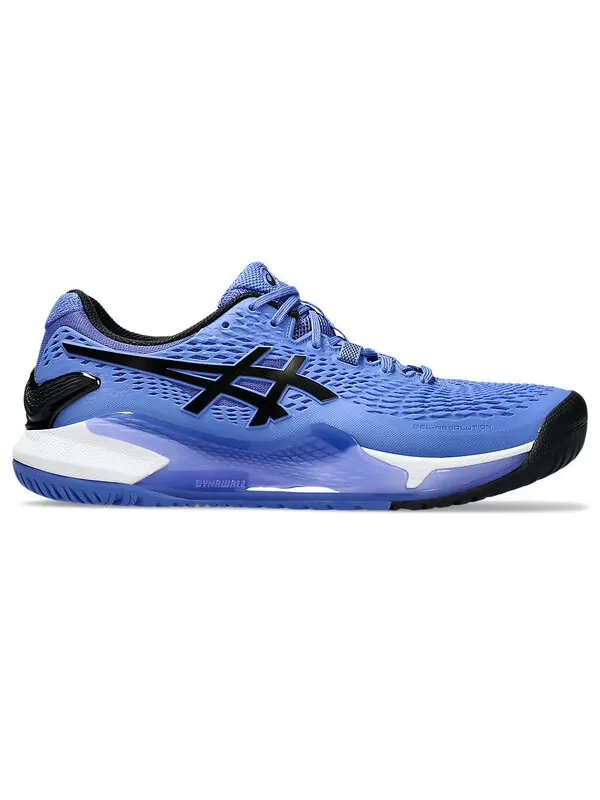 Кроссовки гелевые Resolution 9 ac теннисные кроссовки Asics — изображение 2 из 4, синий/черный