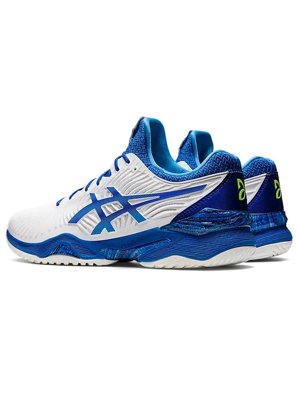 Кроссовки court ff 2 novak 'white tuna blue' Asics — изображение 4 из 4, белый/синий