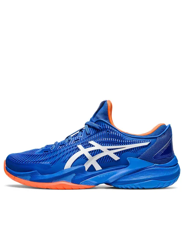 Кроссовки court ff 3 novak 'tuna blue' Asics — изображение 1 из 4, синий/оранжевый