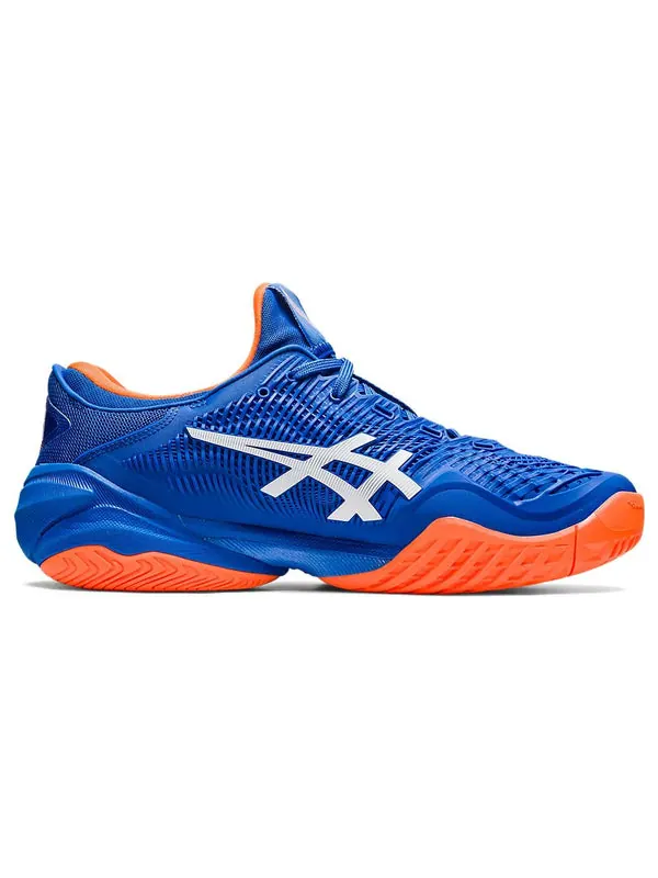 Кроссовки court ff 3 novak 'tuna blue' Asics — изображение 2 из 4, синий/оранжевый