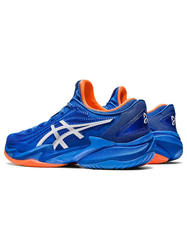 Кроссовки court ff 3 novak 'tuna blue' Asics — изображение 4 из 4, синий/оранжевый