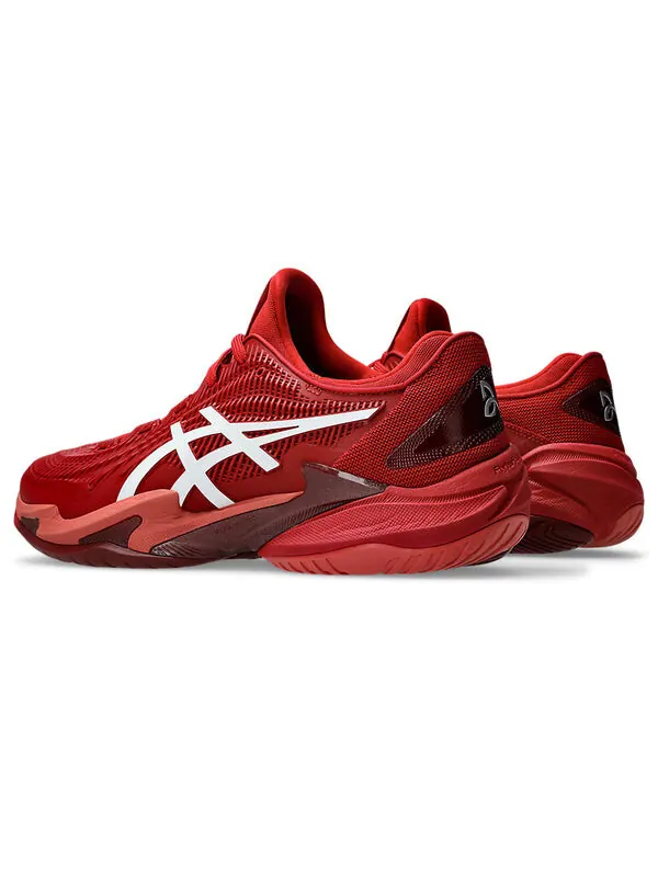 Кроссовки court ff 3 novak теннисные кроссовки Asics — изображение 4 из 4, красный/белый/коричневый
