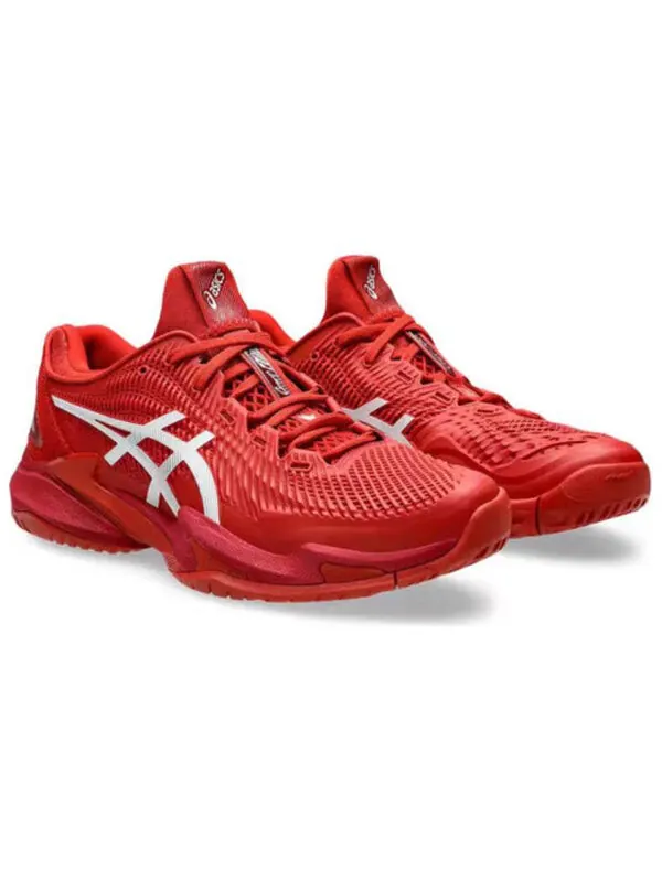 Кроссовки court ff 3 novak 'rust white' Asics — изображение 2 из 3, белый