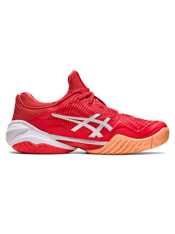 Кроссовки Asics Court FF 3 Novak Tennis Shoes 'Fiery Red' — изображение 2 из 4, красный/белый