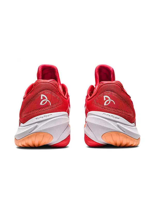 Кроссовки Asics Court FF 3 Novak Tennis Shoes 'Fiery Red' — изображение 4 из 4, красный/белый